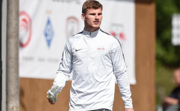 Nationalspieler Timo Werner ist zurück im Training von RB Leipzig. Foto: Andreas