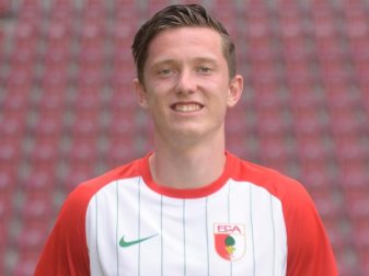 Michael Gregoritsch trug ein Doppelpack zum 4:0-Sieg der Augsburger bei. Foto: Stefan Puchner Michael Gregoritsch trug ein Doppelpack zum 4:0-Sieg der Augsburger bei. Foto: Stefan Puchner