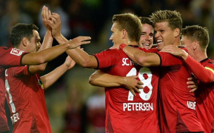 Der SC Freiburg will sich beim Weg in die Europa League auch vom NK Domzale nicht aufhalten lassen. Foto: Patrick Seeger