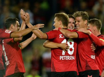 Der SC Freiburg will sich beim Weg in die Europa League auch vom NK Domzale nicht aufhalten lassen. Foto: Patrick Seeger Der SC Freiburg will sich beim Weg in die Europa League auch vom NK Domzale nicht aufhalten lassen. Foto: Patrick Seeger