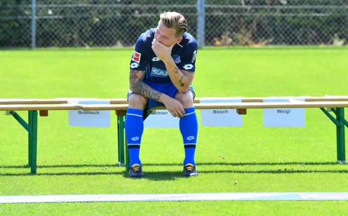 Eugen Polanski bleibt Kapitän der Mannschaft von 1899 Hoffenheim. Foto: Uwe Anspach