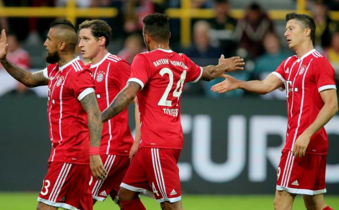 Der FC Bayern setzte sich im Elfmeterschießen durch