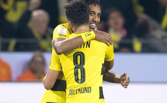 Pierre-Emerick Aubameyang schließt einen Wechsel nach China im kommenden Winter nicht aus. Foto: Marius Becker