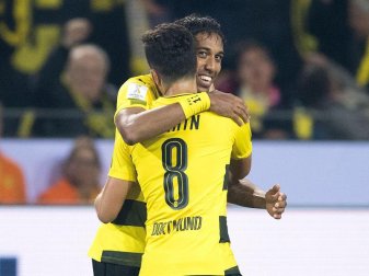 Pierre-Emerick Aubameyang schließt einen Wechsel nach China im kommenden Winter nicht aus. Foto: Marius Becker Pierre-Emerick Aubameyang schließt einen Wechsel nach China im kommenden Winter nicht aus. Foto: Marius Becker