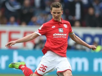 Niko Bungert bleibt Kapitän vm FSV Mainz 05. Foto: Thomas Frey Niko Bungert bleibt Kapitän vm FSV Mainz 05. Foto: Thomas Frey