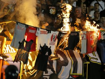Belgrad muss wegen Fanrandale zweimal ohne Zuschauer ran Belgrad muss wegen Fanrandale zweimal ohne Zuschauer ran