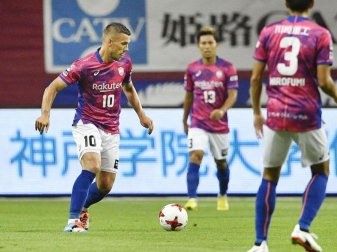 Ex-Nationalspieler Lukas Podolski verlor erneut mit Kobe. Foto: kyodo Ex-Nationalspieler Lukas Podolski verlor erneut mit Kobe. Foto: kyodo