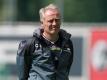 Will nach dem Europa-League-Aus eine Pleite im DFB-Pokal vermeiden: Freiburg-Coach Christian Streich. Foto: Patrick Seeger