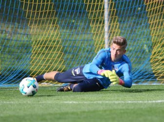Jonathan Klinsmann hat sich eine Bänderverletzung am rechten Sprunggelenk zugezogen. Foto: Martin Huber/Expa Jonathan Klinsmann hat sich eine Bänderverletzung am rechten Sprunggelenk zugezogen. Foto: Martin Huber/Expa