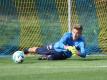 Jonathan Klinsmann hat sich eine Bänderverletzung am rechten Sprunggelenk zugezogen. Foto: Martin Huber/Expa