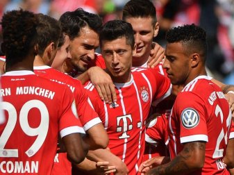 Der FC Bayern gewann 5:0 gegen den Chemnitzer FC. Foto: Hendrik Schmidt Der FC Bayern gewann 5:0 gegen den Chemnitzer FC. Foto: Hendrik Schmidt
