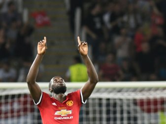 Romelu Lukaku war mit seinen zwei Toren der Matchwinner Romelu Lukaku war mit seinen zwei Toren der Matchwinner