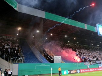 In Rostock gab es massiven Einsatz von Pyrotechnik In Rostock gab es massiven Einsatz von Pyrotechnik