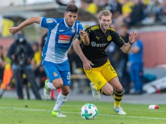 Das Pech hält an: Dortmunds Andre Schürrle (r) fällt wegen eines Faserrisses vier Wochen aus. Foto: Guido Kirchner Das Pech hält an: Dortmunds Andre Schürrle (r) fällt wegen eines Faserrisses vier Wochen aus. Foto: Guido Kirchner
