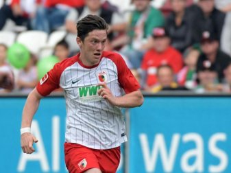 Augsburgs Michael Gregoritsch freut sich auf das Spiel gegen seinen alten Verein, den Hamburger SV. Foto: Stefan Puchner Augsburgs Michael Gregoritsch freut sich auf das Spiel gegen seinen alten Verein, den Hamburger SV. Foto: Stefan Puchner