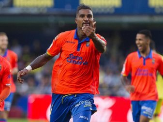 Mittelfeldspieler Kevin-Prince Boateng (M) verlässt aus persönlichen Gründen seinen Klub UD Las Palmas. Foto: Miguel Angel Polo