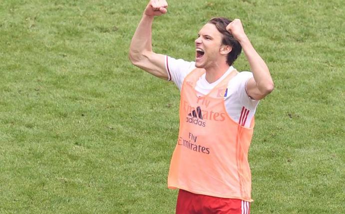 Hamburgs Albin Ekdal kehrt nach Rückenbeschwerden in die Mannschaft zurück. Foto: Carmen Jaspersen
