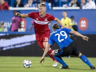 Bastian Schweinsteiger (l) verlor mit Chicago in Montreal. Foto: Paul Chiasson Bastian Schweinsteiger (l) verlor mit Chicago in Montreal. Foto: Paul Chiasson