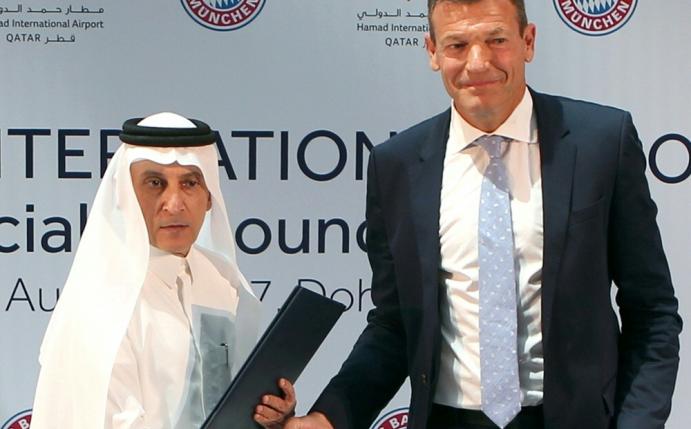Hamad International Airport ist Ärmelsponsor der Bayern
