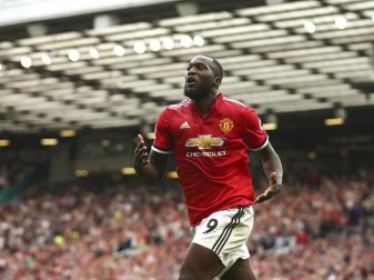 Erzielte das 3:0 gegen Swanse: United-Neuzugang Romelu Lukaku. Foto: Dave Thompson Erzielte das 3:0 gegen Swanse: United-Neuzugang Romelu Lukaku. Foto: Dave Thompson