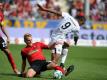 Zwischen dem SC Freiburg und Eintracht Frankfurt gab es keinen Sieger. Foto: Patrick Seeger