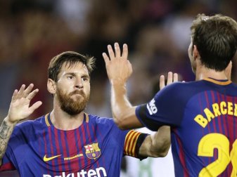 Lionel Messi feierte mit dem FC Barcelona einen Auftaktsieg. Foto: Manu Fernandez