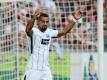 Eintracht-Neuzugang Kevin Prince-Boateng durfte für die letzten 25 Minuten im Spiel gegen Freiburg ran. Foto: Patrick Seeger