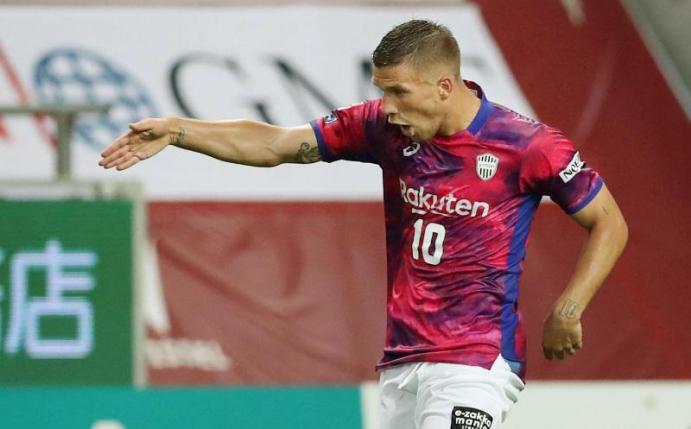 Konnte eine weitere Niederlage für seinen neuen Club nicht verhindern: Weltmeister Lukas Podolski. Foto: dpa