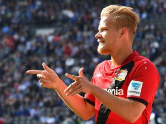 Wird Bayer Leverkusen einige Wochen fehlen: Joel Pohjanpalo. Foto: Soeren Stache Wird Bayer Leverkusen einige Wochen fehlen: Joel Pohjanpalo. Foto: Soeren Stache