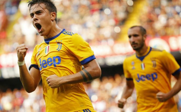 Paulo Dybala erzielt drei Treffer gegen den FC Genua