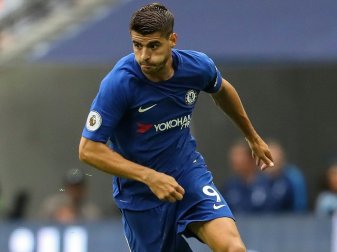 Alvaro Morata schoss in der 40. Minute das 2:0 Alvaro Morata schoss in der 40. Minute das 2:0