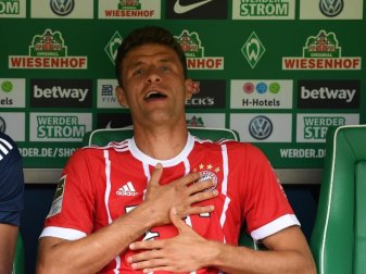 Thomas Müller verbrachte fast 70 Minuten beim Spiel gegen Werder auf der Bank. Foto: Carmen Jaspersen Thomas Müller verbrachte fast 70 Minuten beim Spiel gegen Werder auf der Bank. Foto: Carmen Jaspersen