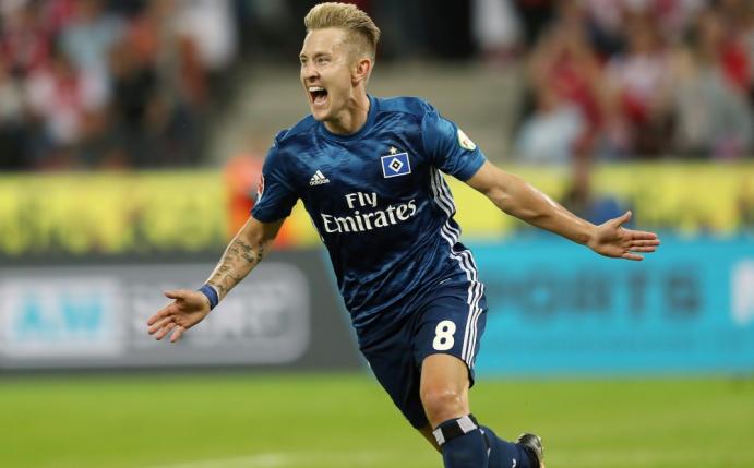 Lewis Holtby traf beim 7:0 Testspielerfolg des HSV