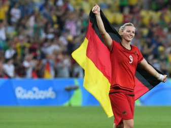 Zufrieden in Wolfsburg: Nationalspielerin Alexandra Popp