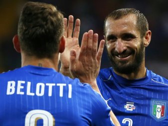 Verletzt: Giorgio Chiellini im Quali-Spiel nicht dabei Verletzt: Giorgio Chiellini im Quali-Spiel nicht dabei