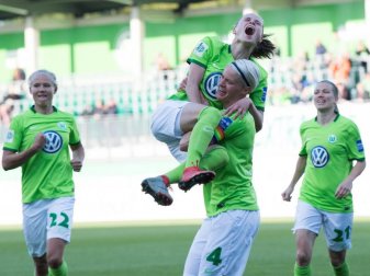 Die Wolfsburgerinnen zeigten sich zum Saisonauftakt in Torlaune. Foto(Archiv): Swen Pförtner Foto: Swen Pförtner Die Wolfsburgerinnen zeigten sich zum Saisonauftakt in Torlaune. Foto(Archiv): Swen Pförtner Foto: Swen Pförtner