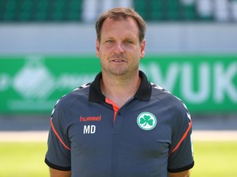 Betreut Greuther Fürth beim Auswärtsspiel bei Dynamo Dresden: Co-Trainer Mirko Dickhaut. Foto: Daniel Karmann Betreut Greuther Fürth beim Auswärtsspiel bei Dynamo Dresden: Co-Trainer Mirko Dickhaut. Foto: Daniel Karmann