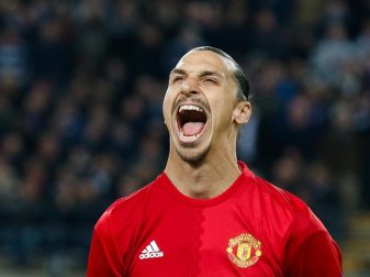 Künftig mit der zehn statt der neun auf dem Rücken: Zlatan Ibrahimovic von Manchester United. Foto: Bruno Fahy Künftig mit der zehn statt der neun auf dem Rücken: Zlatan Ibrahimovic von Manchester United. Foto: Bruno Fahy