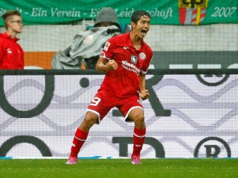 Muto erzielte den Ausgleichstreffe für die Mainzer Muto erzielte den Ausgleichstreffe für die Mainzer