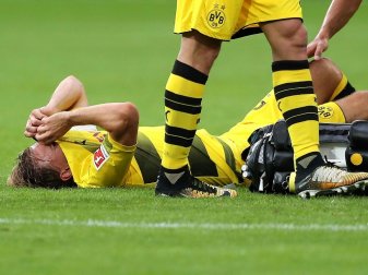 Sprunggelenk: Marcel Schmelzer erneut verletzt Sprunggelenk: Marcel Schmelzer erneut verletzt