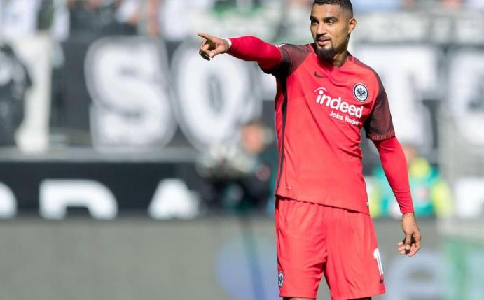 Kevin-Prince Boateng war der Matchwinner für die Frankfurter Eintracht. Foto: Marius Becker