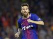 Messi bejubelt einen seiner drei Treffer gegen Espanyol