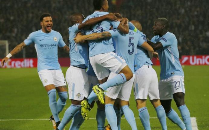 Manchester City besiegte Feyenoord Rotterdam mit 4:0. Foto: Peter Dejong