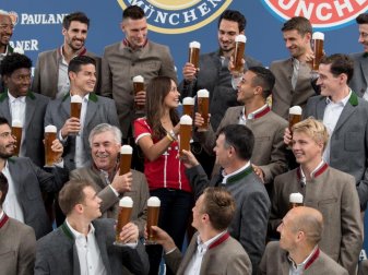 Pünktlich zum Start des Oktoberfestes wollen die Bayern-Profis auf den dritten Saisonsieg anstoßen. Foto: Sven Hoppe Pünktlich zum Start des Oktoberfestes wollen die Bayern-Profis auf den dritten Saisonsieg anstoßen. Foto: Sven Hoppe