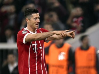 Bayern-Torjäger Robert Lewandowski wird immer wieder mit Real Madrid in Verbindung gebracht. Foto: Andreas Gebert