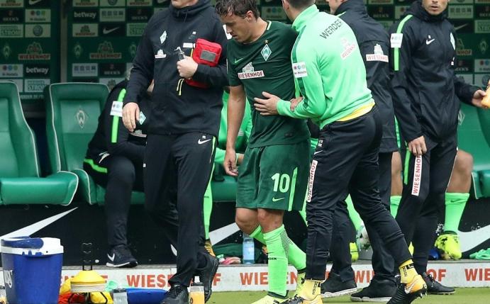 Kruse wird Bremen mit Schlüsselbeinbruch lange fehlen