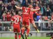 Robert Lewandowski gelang in seinem 100. Spiel für den FC Bayern zwei Treffer. Foto: Andreas Gebert