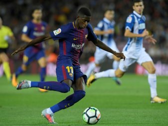 Barca-Neuzugang Ousmane Dembélé fällt vier Monate aus Barca-Neuzugang Ousmane Dembélé fällt vier Monate aus