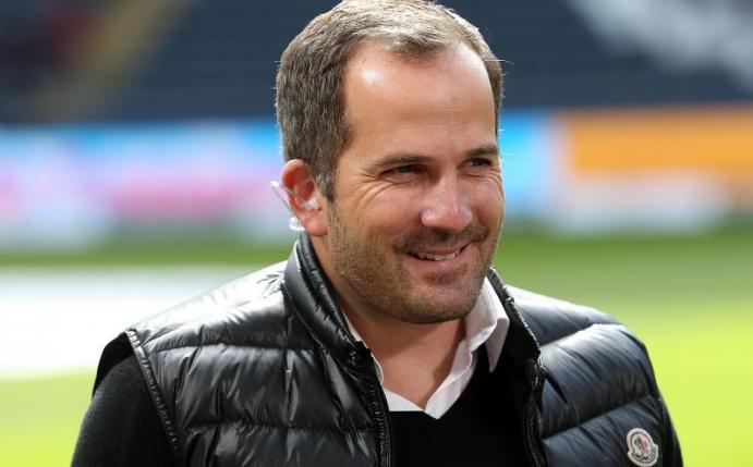 Trainer Manuel Baum ist mit sich und dem Weg des FC Augsburg zufrieden. Foto: Hasan Bratic