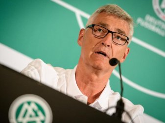 Lutz Michael Fröhlich kündigte eine erste Auswertung der Testphase des Video-Assistenten an. Foto: Matthias Balk Lutz Michael Fröhlich kündigte eine erste Auswertung der Testphase des Video-Assistenten an. Foto: Matthias Balk